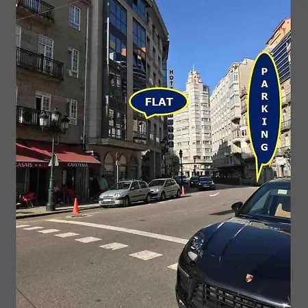 アパート B Estudio Junto A La Estacion Parking Gratis ヴィーゴ