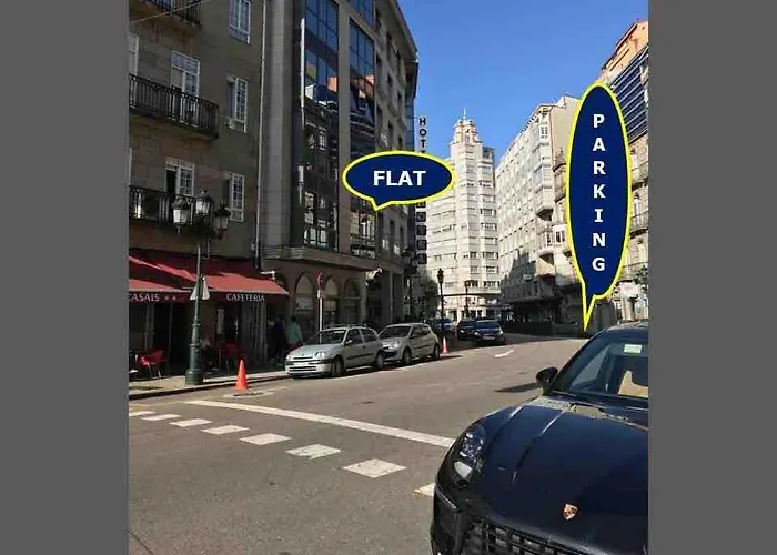 Apartment B Estudio Junto A La Estacion Parking Gratis Vigo